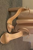 Got these for myself and my bridesmaids for my wedding. The strap across the toe has a gap above the toe and there is a gap behind the heel - all of my bridesmaids said the same thing but they're still comfortable and look good. I think if we sized down they'd be too small and toes would hang over. We're going with it and the price is right. Hopefully Lulus fixed this problem in the future. - Sophia H.