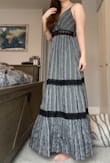 Love how comfortable, flowy and soft this dress is! The length is perfect and the neckline is very flattering. Love crochet details too! - Jessi F.