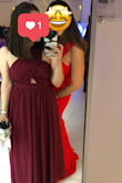 Super cute and comfortable, loved that I didn't need to wear a bra and had good support!
If you're in between sizes, size down. I'm usually a M, I ordered the S and M, and ended up using the S.
On both dresses, the zipper gets a little stuck in the same place. Not terrible, just annoying. Other than that I'm happy with my purchase! - Frida S.