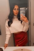 This skirt fits perfectly and is such high quality! It looks super cute dressed up or dressed down too. - Ashley K.