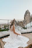 Loved everything about this dress and all the details- open back, shoulder ties, super cute and the crinkle chiffon fabric was the perfect choice. Runs a bit large at the waist and slightly long but other than that it's perfect - Alina R.