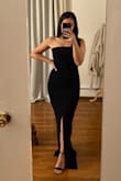Fits snug and is a bridesmaid dress that I will be keeping for other occasions. It was also such a great deal. Been in three weddings and this was the best purchase of bridesmaid dress - Melissa H.