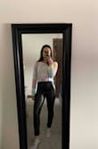 This is my first pair of leather leggings ever and wow am i so happy with them! Soooo much more comfortable than i had imagined. Only downside is they are wayyyy too long for me but I'm also 4'11 so i imagined they would be lmaooo - Britney S.
