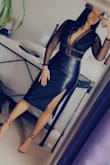 I ordered a medium fits perfect. Conservative look for a night out - Jazmine J.