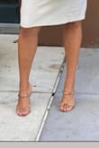 The shoes was a little big concerning the straps because I long but narrow feet - Jazmine J.