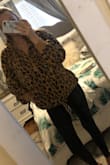 Love this!! I ordered a large because I wanted it to be oversized a bit. So comfy! Only reason for 4 stars is because I wish it was just a little longer so it would look more casual! - Shelley F.