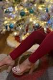 These heels are versatile and go with almost everything. They're not super comfortable so I wouldn't wear for several hours or so much walking in them. - Simeris