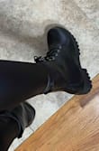 I am in love! I wanted to get on this chunky boot trend and the price was amazing on these! I was thinking because of the price, the quality was not going to be as good and boy was I wrong! These fit like they were made for me and were SO comfortable. I didn't want to take them off! I'm thinking of ordering another pair just in case I wear these out from wearing them too much! Love the look of these with my faux leather leggings. Highly recommend! - Amanda E.