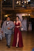 Perfect length. I'm 5'8 and was wearing a 3" heel. - Geisy R.