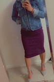This heels is soo beautiful! Looks great in casual and dressed up!!! I would size down for me. - Sydney K.