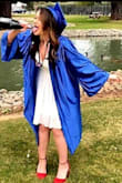 This dress was perfect for my graduation photos. - Kristin P.
