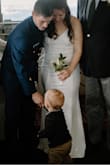 I am so happy with how this dress turned out. I was a little nervous buying a dress online but it fit absolutely perfect. I got it for my wedding and it was better than I could've wanted!! - Hannah P.