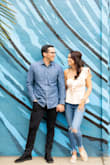 Wore this for my engagement photos with jeans to dress classy but casual. Can be worn with leather leggings for a night time look. It has a built in bra that was great. Definitely would recommend! - Virginia B.