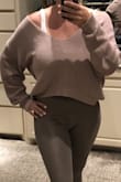 I ordered one to check it out and liked it so much, I ordered more colors and some for my daughter too. It is slightly large because of the off shoulder style. A medium is great on me. I wore it with similar color leggings and got lots of compliments. - Angela I.