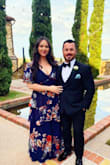 I had my eye on this dress for about a year waiting for it to come back in stock and as soon as it did I jumped at the chance to buy it. It was perfect for a January wedding in Florida. The only issue I had with the dress was that the panel under the bust area ran a little tight therefore squishing my chest out of the dress a little. I ended up purchasing a plunge bodysuit for underneath the dress and it fixed the issue in the bust area. Overall I wouldn't go up a size because the bottom half of the dress fit perfectly. I received compliments all night long! If you have the opportunity to purchase this dress - do it, it never stays in stock long. - Melissa M.