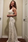 This dress was absolutely perfect! There was just enough stretch in it to high in all the right places. It's perfect for an elopement and I think suitable for a fancy wedding too! Love, love, love!!! - Emily O.
