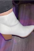 Absolutely love these boots! I've been looking for some white above-ankle boots for a while, and these are just perfect. They're great quality for a great price! - Kelly B.