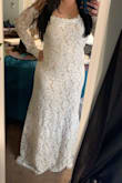 Absolutely love the dress! I will be wearing it as my wedding dress. The only small issue was the zipper got stuck in one part due to the material but is able to zip up with some practice. I loved it from when I first saw it and love it even more now that I got to try it on. - Melodie J.