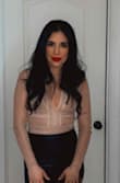 I loved it! Great dress up or down! It's extremely tight to put on because it doesn't have a zipper. You have to put it on before hair or makeup because it will definitely mess it up! Other than that, beautiful & sexy piece! - Erica R.