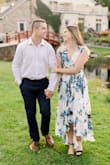 I loved the style, material, and colours in the dress. The only thing I didn't love was how low cut the chest was. I simply placed a pin to help resolve that issue. Overall I loved the dress :) - Melissa M.