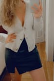 I am not a mini skirt or really any kind of skirt gal, but I ordered on a whim for a pandemic/isolation mood boost on my birthday and...WOW! I absolutely love the fit...I feel comfortable moving around and not worried it will ride up. Looks great and can dress up or down. - Andii L.