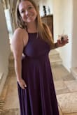Wore this to a more formal fall wedding, it was perfect. I was worried about the fit since I am a bit bigger chested, but the adjustable straps kept me in tight. The waist has a bit of a give to it, which is nice, and the quality of the dress is outstanding. - Rachel W.