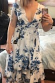 I absolutely LOVE this dress but plan to exchange for a medium! The top is very large. - Rachael C.