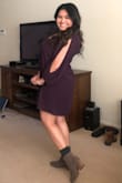 I love this dress, the fit is very good, nice and loose, got a lot of complements on it, I think the medium would've been too tight on the bust area. The Large fit nice on the bust, a little more loose around the waist area but it was okay. I loved it overall. - Carolina L.