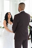 Just perfect for our covid elopement style wedding! As I am 5'2" the dress was on the long side for me. Since we were tight on time for getting it hem, I solved it by getting very high boots (that actually worked really well with the decoration and style of the wedding). Besides that, the dress was very comfortable and it photographed beautifully. Will never regret using this dress on our special day! - Monica N.