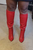 These boots are super cute. They are very comfortable but a little tight around the calves. I hope they will stretch a little but I will still rock them.  The price was too good to pass up. Overall, really good buy - Kenya A.