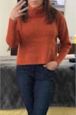Love this cute sweater and the color is so rich! - Rebecca R.