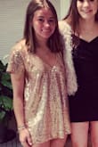 I ordered a size smaller than normal. After altering about 2 inches off the hem, it fit perfect!! - Rene C.