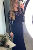Fit me perfectly without alterations! Super comfy fabric and could wear it all night and never had to adjust. - Elizabeth A.