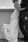 The only alteration I had to do was to shorten the length a little bit, as I'm quite small. Otherwise, the dress is very forgiving and fits really well! The tail looks particularly dashing when I was walking.
It is a beautiful dress, made me feel gorgeous and I received so many praises! - Melany M.