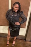 I absolutely love this skirt. I have it now in two sizes. If you're gonna dance...make sure it moves a little. Otherwise it's absolutely perfect.  It's a conversation starter!!! I love it! Can't wait to wear it again. And I paired it with a Lulus shirt. - Desiree B.