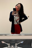I am usually a s but I did get an xsmall for this. Super cute though - Jessica H.