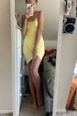 I don't normally wear the color yellow, but wanted to try something new. So happy I got this dress. - Cheyenne T.