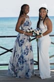 I bought this dress for my daughter to use as a bridesmaid's dress for my husband's and my vow renewal in Jamaica. It fit her perfectly!! She looked beautiful. - Nohelani H.