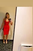 Initially ordered a small and i felt it wasn't tight enough in the waist area so I ordered the XS and it fit way better! Gorgeous dress wore it for our Valentine's Day dinner - Kayla B.