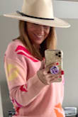 I love this hat so much I was concerned about it being adjustable because I have a small head and usually beautiful hats like this rarely fit. Gorgeous - Mindy D.