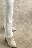 I was so excited to put this whole outfit together it's unfortunate that the crop image doesn't allow you to see the whole photo, but if you look at my hat review I wore it with a cream denim and it's gorgeous! - Mindy D.