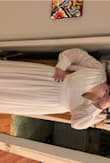 Been looking for a long time and I finally found my perfect wedding dress. So flattering and classic. I wanted a boho look and this fits the bill. Had to tailor in the cuffs but other than that needed no alterations - Zoe B.