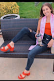 I wore these shoes for my graduation & absolutely loved them! Not too high of a heel they were perfect - Raeann O.