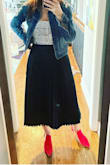 This skirt did not disappoint! Amazing quality and exactly what I was looking for. - Lisa A.