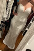 I've been on the hunt for a second dress for my wedding. Something more form fitting and shiny, this dress checks all my boxes. It's beautiful and hugs your curves. However, the sequins really scratched up my under arms. I am keeping the dress because it's out of stock but still on the hunt. If I have to wear it, I will make it work. I guess beauty is pain lol. - Lauren
