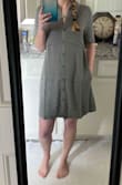 This is adorable! Stretchy, pockets, and perfect length!! Love!!! - Jessica B.