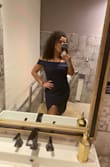 Flattering to my curves! Fits just right and it's the right length. I've bought it in black as well - Vanessa S.