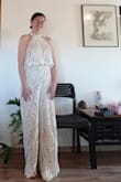 The fabric is very pleasant. I'm short so I'll have to make some adjustments.
very pleased and looking forward to wearing it to my wedding. - Lilach K.