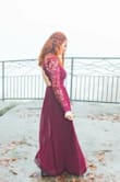 I was worried it may not be long enough but it was perfect! I love the dress! - Gina K.