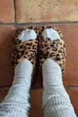 I'm in love with these new house shoes! I wear a size 9 in pretty much all shoes - These are a little tight but with some wear they'll stretch out. I love the pattern and how thick the sole is, the bottom is rubber so they'll hold up a while! - Jenny K.